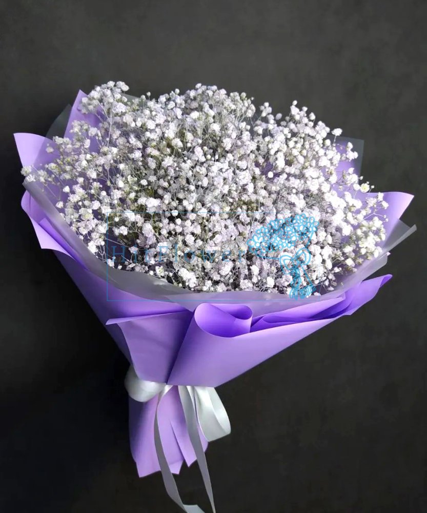 Букет цветов из: Гипсофила